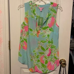 Lilly Pulitzer silk tank